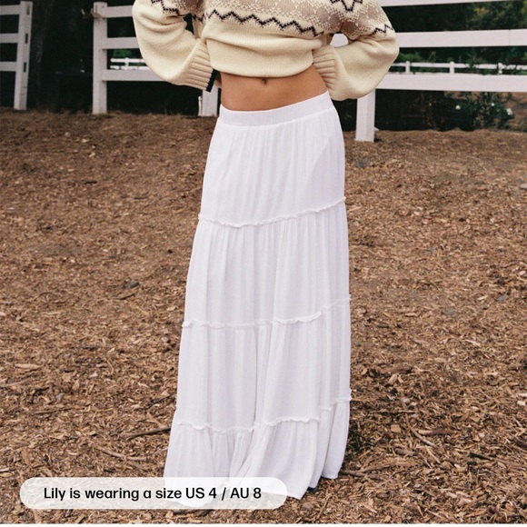 Princess Polly Miriah Maxi Skirt Low Impact - Picture 2 of 8